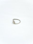VINTAGE JEWERLY 70s EURO Silver Ring 17号 #584