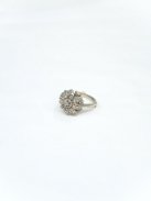 VINTAGE JEWERLY 70s EURO Silver Ring 17号 #205