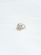 VINTAGE JEWERLY 70s EURO Silver Ring 10号 #571