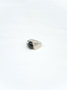 VINTAGE JEWERLY 70s EURO Silver Ring 9号 #1280