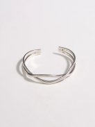 VINTAGE JEWERLY 70s EURO Silver Bangle #1453