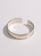 VINTAGE JEWERLY 70s EURO Silver Bangle #1684