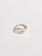 VINTAGE JEWERLY 70s EURO Silver Ring 10号 #1605