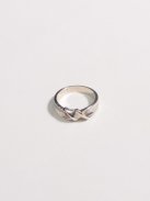 VINTAGE JEWERLY 70s EURO Silver Ring 11号 #1731