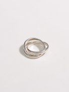 VINTAGE JEWERLY 70s EURO Silver Ring 12号 #1744