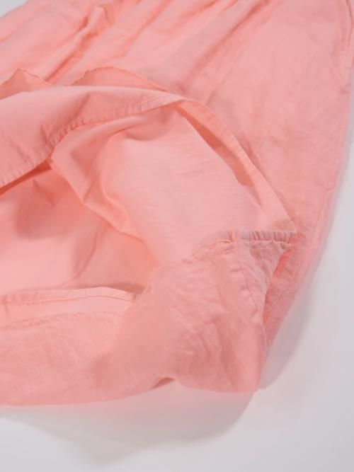 ゴーシュ リネン コットン ギャザースカート○2○ピンク 定価