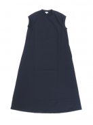 Scye オーガニックコットン フレンチスリーブドレス（ブルーブラック）【ウィメンズ】