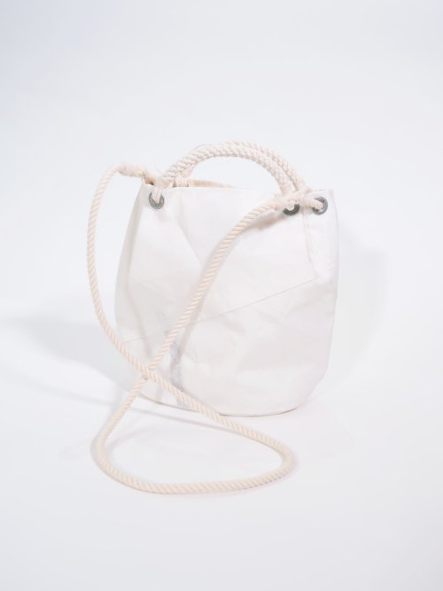 Relations de voyages CONCHIGLIA (Vintage sailcloth bag-A) - BAZAAR