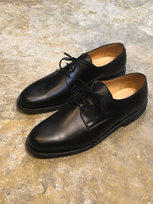 DEADSTOCK FRENCH ARMY OFFICER SHOES(ブラック) - BAZAAR by GIFT