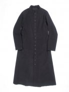 Scye コットンモールスキン キャソックドレス（ブラック）【ウィメンズ】