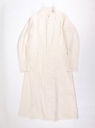 Scye コットンモールスキン キャソックドレス（オフホワイト）【ウィメンズ】
