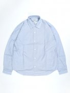 YAECA コンフォートシャツ -リラックス-(ブルーストライプ)【メンズ】