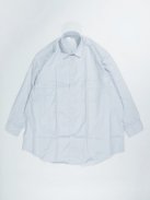 HERILL スビンコットン ワークシャツ(ライトグレー)【ユニセックス】