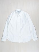 YAECA ボタンダウンシャツ(ホワイト)【メンズ】