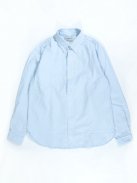 YAECA ボタンダウンシャツ(サックス)【メンズ】