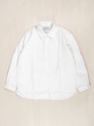 YAECA コンフォートシャツ -ワイド-(ホワイト)【ウィメンズ】