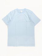 YAECA STOCK クルーネックTシャツ-ポケット付き-(gentian)【メンズ】