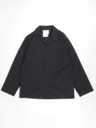 YAECA CONTEMPO パジャマシャツ(ブラック)【ユニセックス】