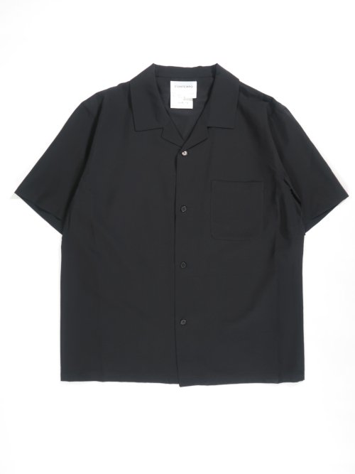 YAECA CONTEMPO パジャマシャツ(ブラック)【メンズ】 - BAZAAR by GIFT 