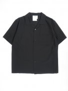 YAECA CONTEMPO パジャマシャツ(ブラック)【メンズ】