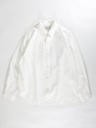 YAECA ボタンダウンシャツ(ホワイト)【ユニセックス】