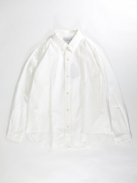 YAECA ボタンダウンシャツ(ホワイト)【ユニセックス】