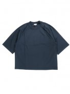 Scye ダブルフェイスジャージー ラグランスリーブTシャツ（ネイビー）【ウィメンズ】
