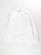 HERILL スビンコットン スタンドカラーシャツ(ホワイト)【ユニセックス】