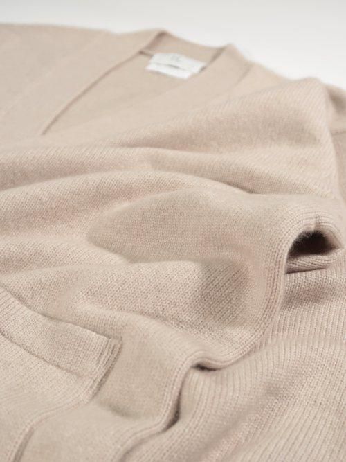 HERILL ゴールデンキャッシュカシミヤ カーディガン(ナチュラル