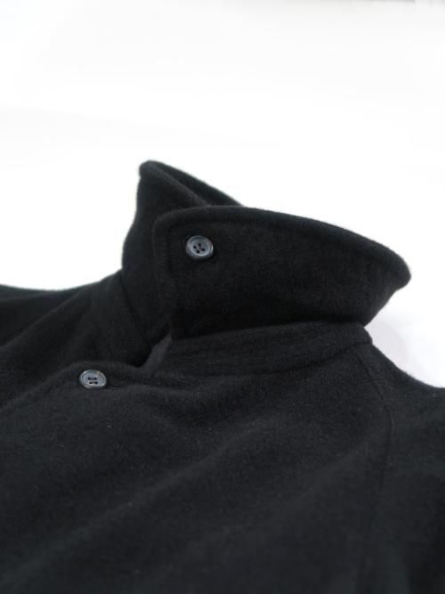 ゴーシュ フラッフィーアムンゼン ウールロングコート(ブラック