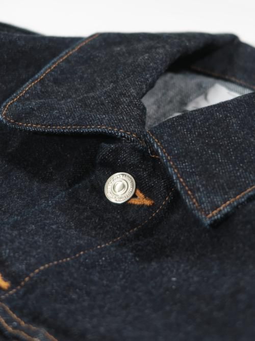 YAECA】ZIP SHIRT INDIGO Sサイズ デニム ジャケット・アウター YAECA】ZIP SHIRT INDIGO Sサイズ デニム ジャケット・アウター