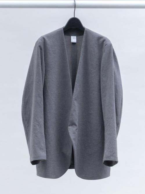 NO CONTROL AIR 強撚ポリエステルストレッチポプリン ノーカラー