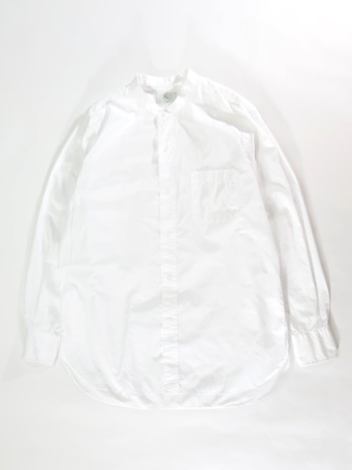 HERILL スビンコットン スタンドカラーシャツ(ホワイト)【ユニセックス】 - BAZAAR by GIFT/  YAECA・HERILL・Scye・NO CONTROL AIR・ゴーシュ等の通販
