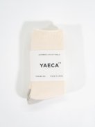 YAECA コットンパイルソックス（バイカラー）【ユニセックス】