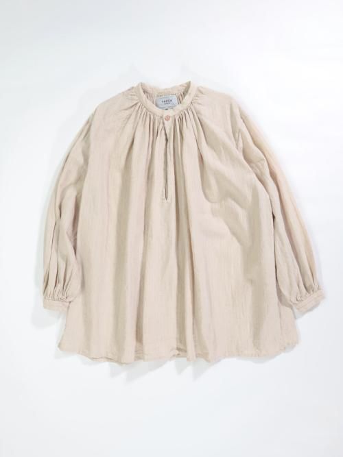 ヒ*カ様 YAECA WRITE ギャザースモッグ YAECA WRITE ユニセックス ギャザー スモックシャツ（ホワイト