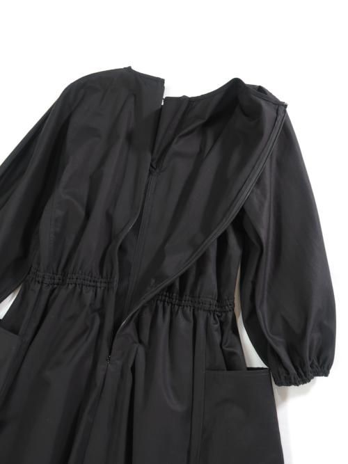 TENNE HANDCRAFTED MODERN volume sleeve dress(ブラック) - BAZAAR by