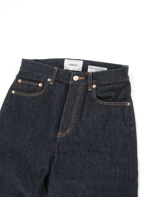 YAECA インディゴ ストレートデニム 30 YAECA デニムパンツ -ストレート-(インディゴ/14oz)【ウィメンズ