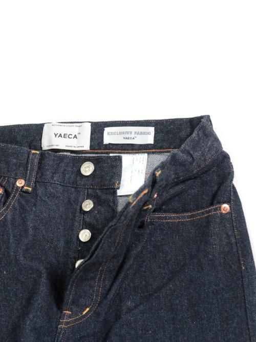 YAECA デニムパンツ -ストレート-(インディゴ/13oz)【ウィメンズ