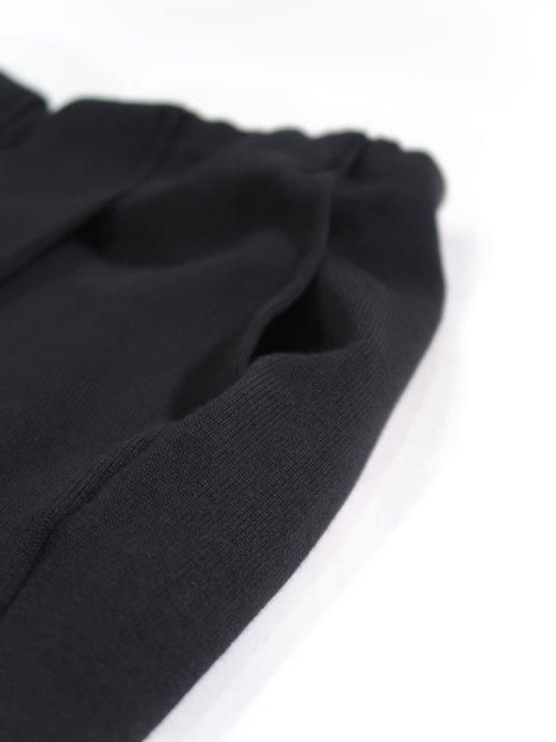 TENNE HANDCRAFTED MODERN ribbon knit pants(ブラック