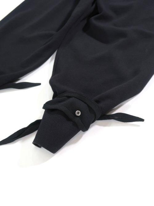 TENNE HANDCRAFTED MODERN ribbon knit pants(ブラック