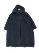TENNE HANDCRAFTED MODERN super140's wool long cape coat(ネイビー)