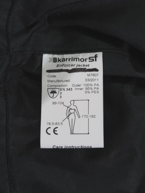 DEADSTOCK Karrimor SF ENFORCER JACKET(ブラック) - BAZAAR DEADSTOCK Karrimor SF ENFORCER JACKET(ブラック) - BAZAAR