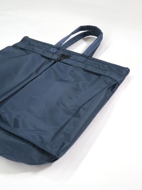 YAECA (ヤエカ) LIKE WEAR ナイロン ヘルメットバッグ ネイビー