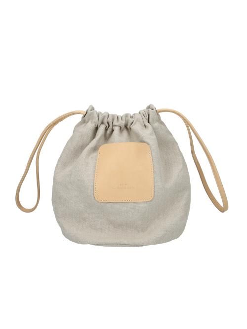 Scye リネン ドローストリングバッグ（ナチュラル）【ユニセックス
