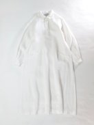 YAECA プルオーバーシャツドレス(ホワイト)【ウィメンズ】