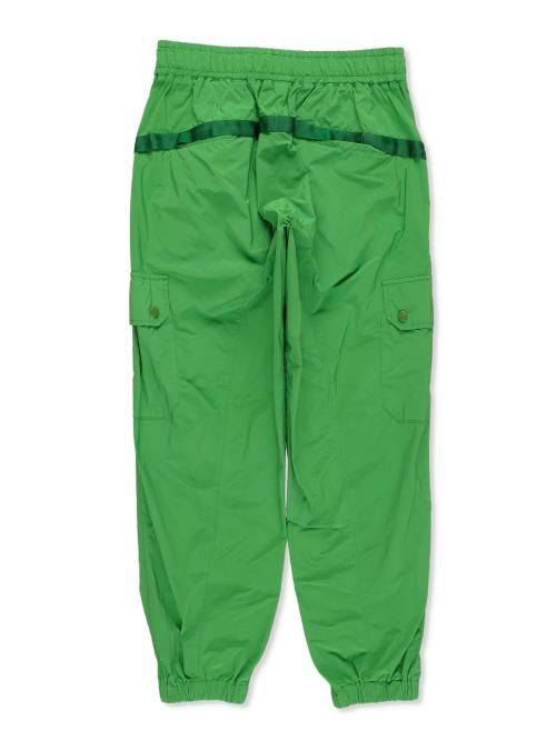 SCYE BASICS ポリエステルナイロンギャバジン カーゴパンツ(グラス