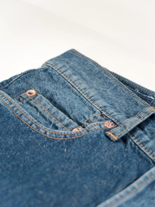HERILL ネップデニム セーラーパンツ(Vitage worn)【ユニ