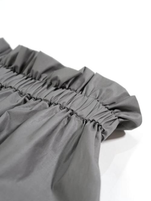 TENNE HANDCRAFTED MODERN attachment barrel pants(グレー