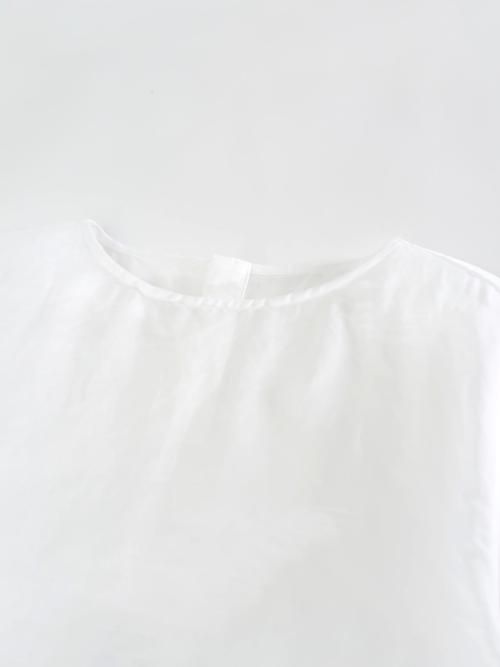 TENNE HANDCRAFTED MODERN organza half sleeve pullover