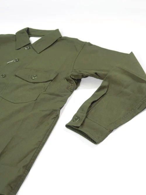 YAECA LIKE WEAR ベイカーシャツ  コットン オリーブ 34 YAECA LIKE WEAR ベイカーシャツ(オリーブサテン)【ウィメンズ